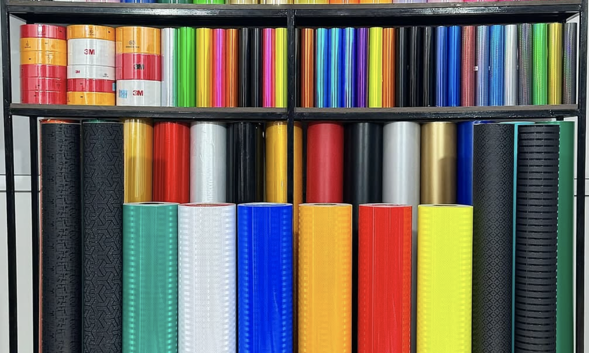 Vinyl Sticker Storage - Various Colors and Materials